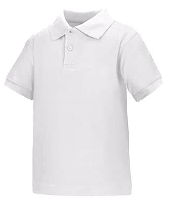 Buy Classroom Toddler Kids Unisex Short Sleeve Interlock Polo, Sos ...