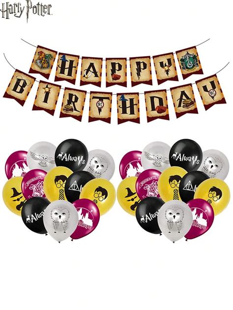 WB 21PCS Harry Potter Officially Licensed Harry Potter Theme Balloon ...