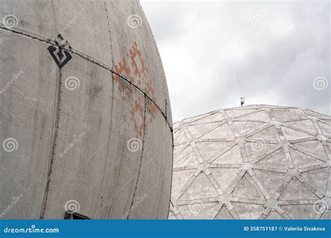 Architecture Of Abandoned Structures In Soviet Pamir Radar Station Royalty-Free Stock Photo ...