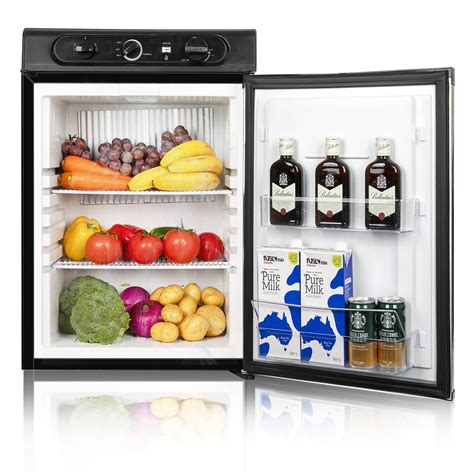 Buy YaptheS Propane Refrigerator 3 Way Camper Gas Fridge 120V 12V LPG 2 ...