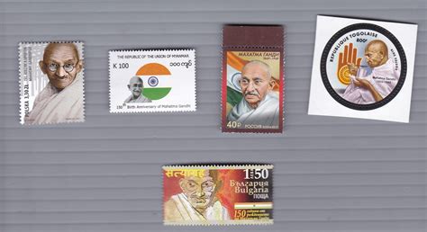 Combo Offer -Mahatma Gandhi Single Stamps. – Bharat Exotics