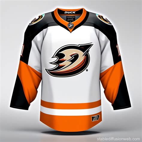 Anaheim Ducks Jersey Concept Redesign | Stable Diffusion Online