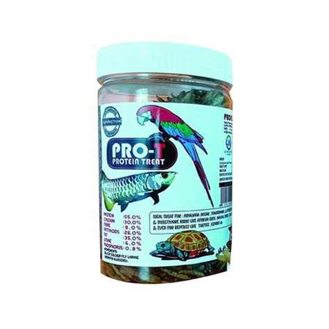 Pro-T Arowana Fish Food Turtle Food and Bird Food Dried Black Soldier ...