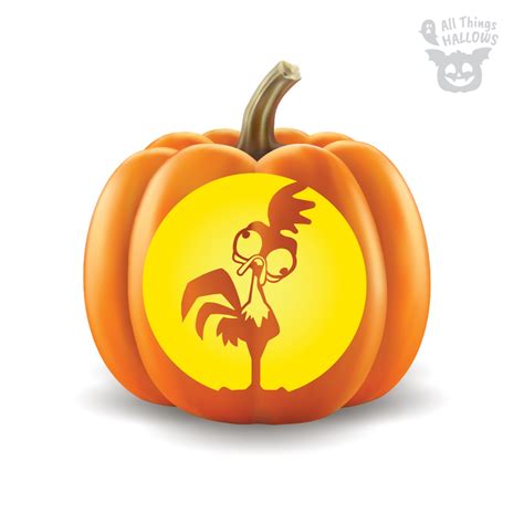 Hei Hei Pumpkin Stencil (Moana) - Allthingshallows.com – AllThingsHallows
