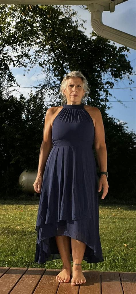 Chic Plus Size Halter Neck Chiffon Midi Wedding Guest Dress - Ever ...