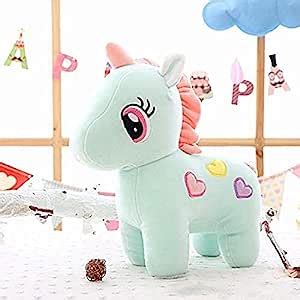 Buy FUN ZOO Soft Plush Stuffed Cute Purple Pony Horse Soft Toy for Kids ...