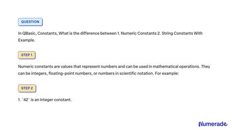 Image result for Example of Numeric Constant