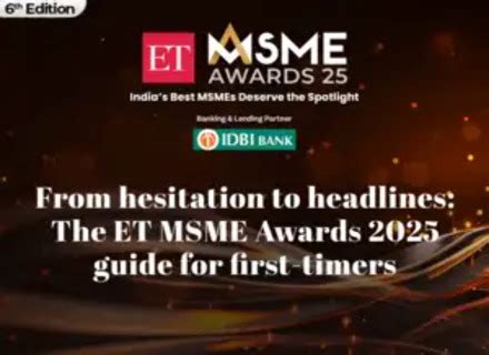 ET MSME Awards 2025 | Where vision meets achievement