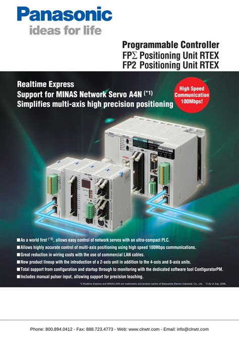 Image result for Panasonic plc FP2 Positioning Module