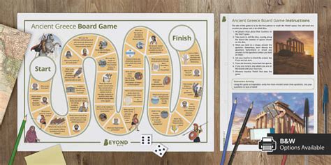 Ancient Greece Board Game (teacher made) - Twinkl