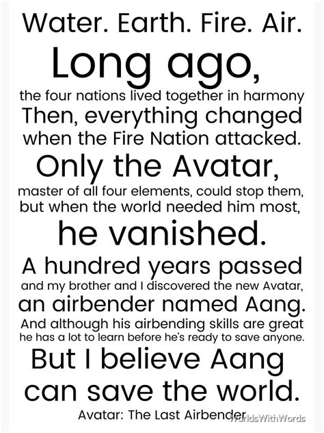 Image result for Avatar Intro Script