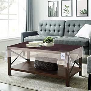 Kuber Industries Transparent Table cloth|Center Table cover|Round Table ...