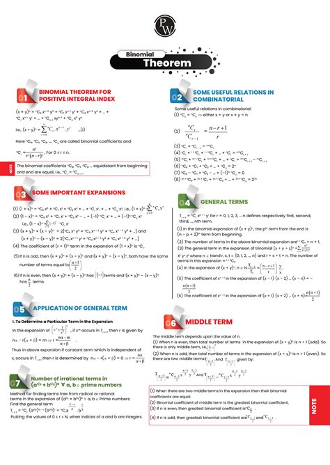 Binomial Theorem Notes for IIT-JEE Mains & Advanced Preparation - Studocu