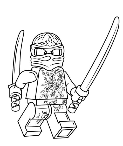 Ninjago Coloring Pages Free Printable