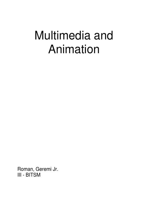 Image result for Multimedia in Science and Technology Animation