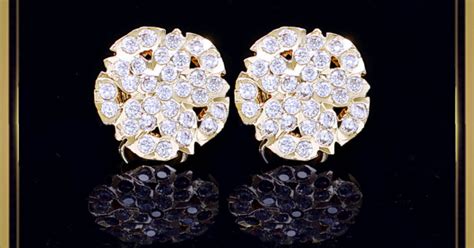 Buy Latest Impon White Stone Earrings Set for Women