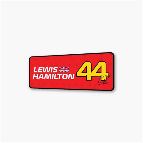 Lewis Hamilton #44 Door Sign – Rare & Cult