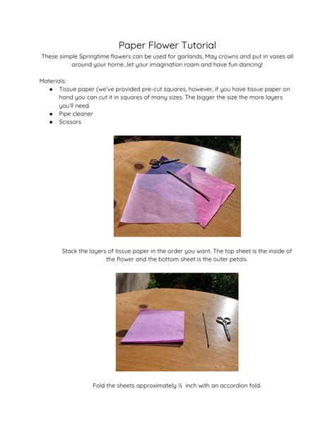 Image result for Tissue Flowers Tutorial