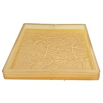 Reyal Rastik Chequered Mould Paver Block Mould (PVC)(Size : 12" x 12 ...