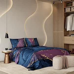 Stoa Paris Satin King Size Bedsheet with 2 Pillow Covers, 300TC Bedding ...