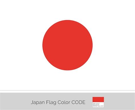 Japanse vlag achtergrond werkelijke vlag kleurcode | Premium Vector