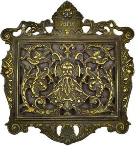 The Advitya Magazine Holder Brass Decorative Showpiece - 31 cm Price in ...
