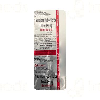 Benidoc 4 Mg Tablet 10 - Uses, Side Effects, Dosage, Price | Truemeds
