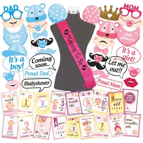 Wobbox Baby Shower Decoration Items| Baby Shower Ceremony Photo Booth ...