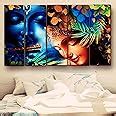 Casperme Radha Krishna Wall Painting For Living Room, Religious God ...