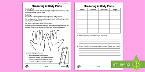 Image result for Measuring Length Using Body Parts
