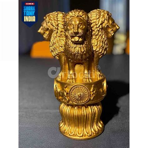 9X5.5 Inch Ashoka Pillar 3D Sculpture Table Display