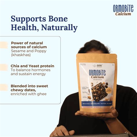 ORMOBITE - Natural Substitute for Calcium Supplement - Snack Bite ...