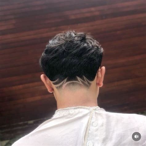 Back Taper Design Haircut