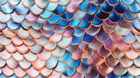Premium AI Image | A close up of a colorful fish scales