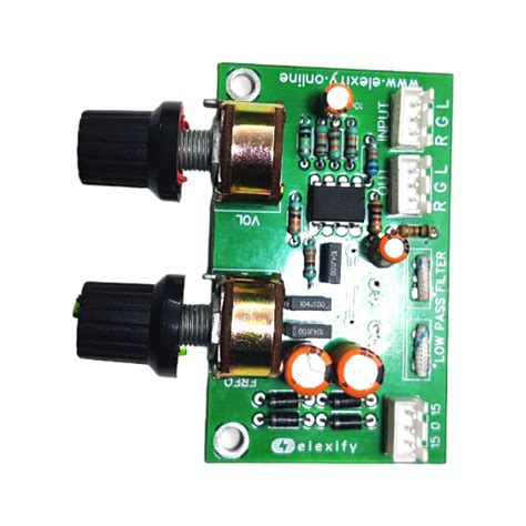 ELEXIFY Low Pass Subwoofer Filter Board (Active Crossover) - PRE-002 ...