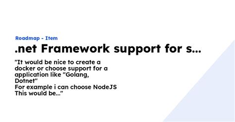 Net Framework Support 的图像结果