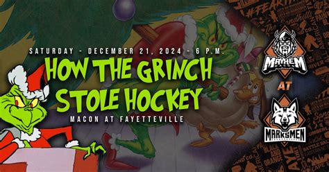 HOW THE GRINCH STOLE HOCKEY - Macon at Fayetteville, 1960 Coliseum ...