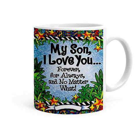 Buy Khakee My Son I Love You Theme Printed Ceramic Coffee Mug (325 Ml ...