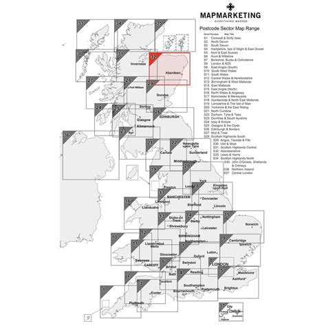 Image result for AB Postcode Map