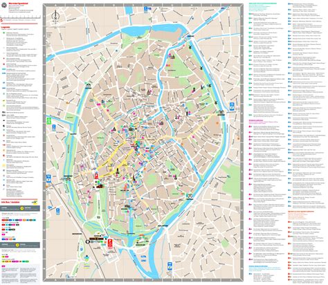 Map Of Bruges Town Centre
