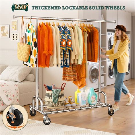 Raybee Heavy Duty Clothes Rack, Clothing Racks for India | Ubuy