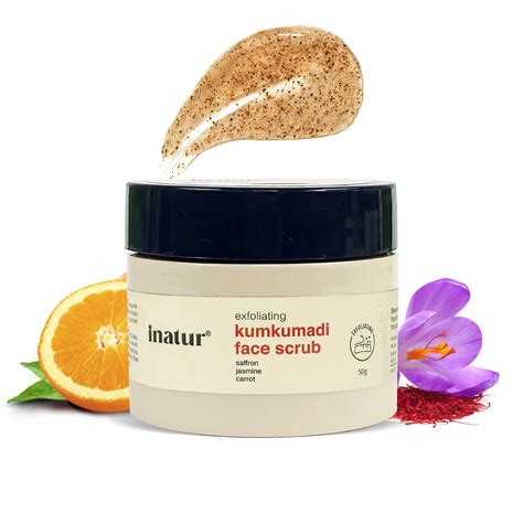 Buy Kumkumadi Face Scrub - 50g | inatur – Inatur