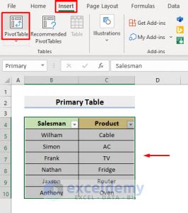 Image result for Create Relational Database in Excel