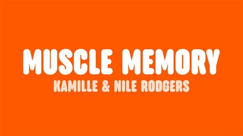 Image result for Muscle Memory Lyrics