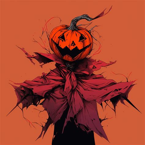 Halloween Pumpkin Scarecrow Avatar by Laxmonaut