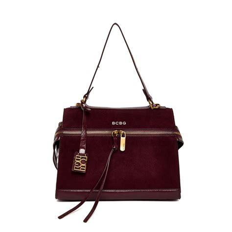 Buy BCBG Maroon Top Handle Shoulder Bag and Detachable Strap Online