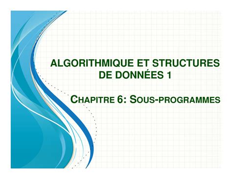 Image result for Sous-Programme Algorithme