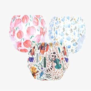 Ineffable Reusable Adjustable Swim Diaper Combo – Pack of 3 Printed ...