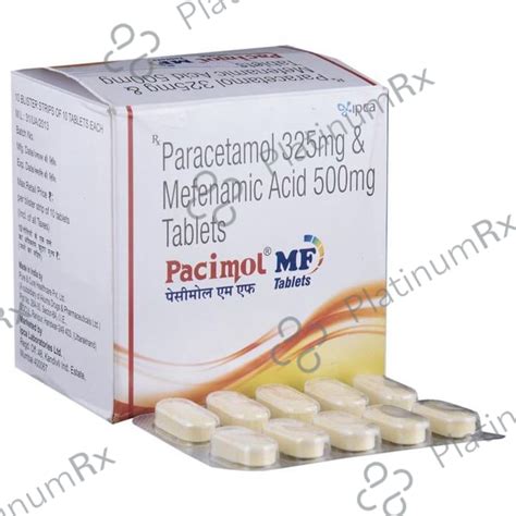 Pacimol MF Uses, Side Effects, Price and Substitutes | PlatinumRx