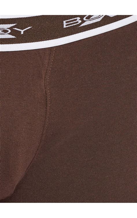 Buy BodyX Solid Trunks-BX20T-Coffee Brown Online | BodyX